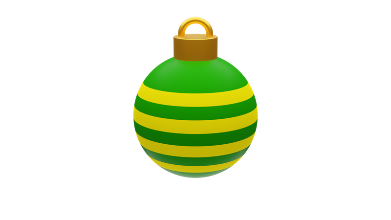 Bola de Natal  3D Icon