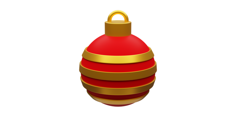 Bola de Natal  3D Icon