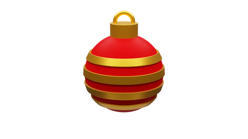 Bola de Natal  3D Icon