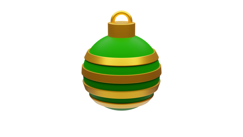 Bola de Natal  3D Icon