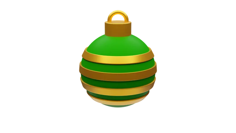 Bola de Natal  3D Icon