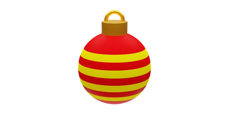 Bola de Natal  3D Icon