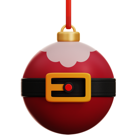 Bola de Natal  3D Icon