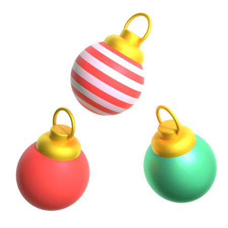 Bola de Natal  3D Icon