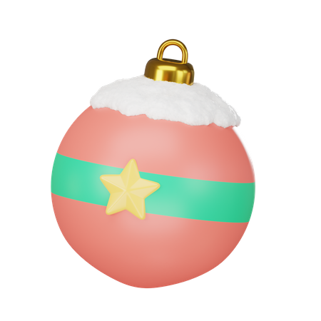 Bola de Natal  3D Icon