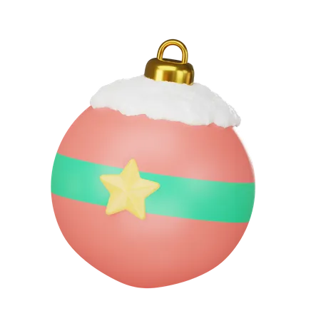 Bola de Natal  3D Icon