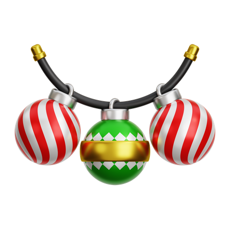 Bola de natal decorativa  3D Icon