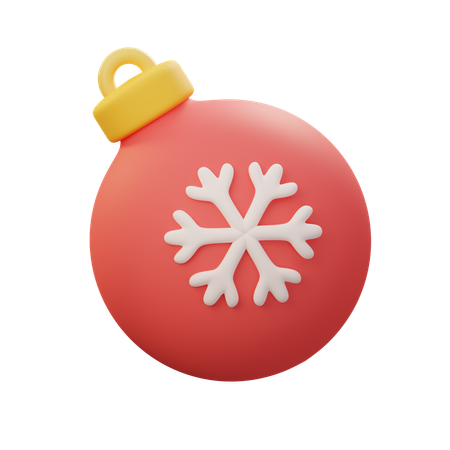 Bola de Navidad  3D Icon