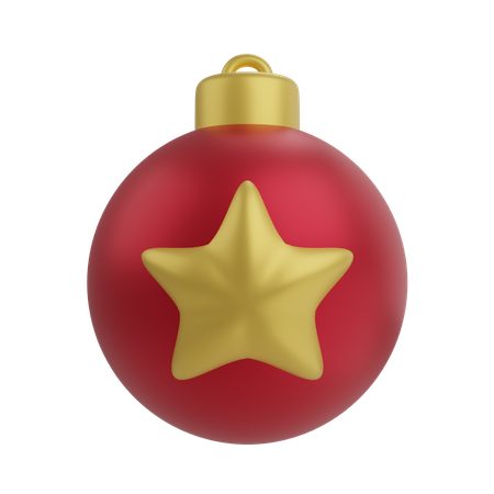 Bola de Navidad  3D Icon
