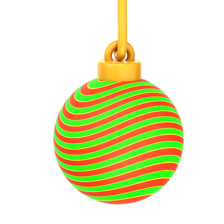 Bola de Navidad  3D Icon