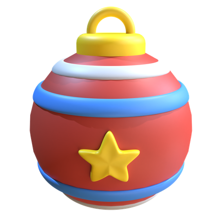 Bola de Navidad  3D Icon