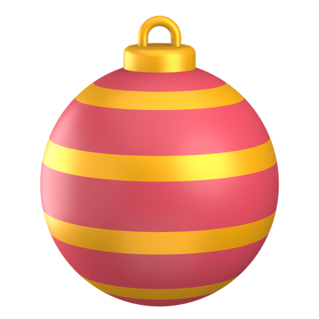 Bola de Navidad  3D Illustration