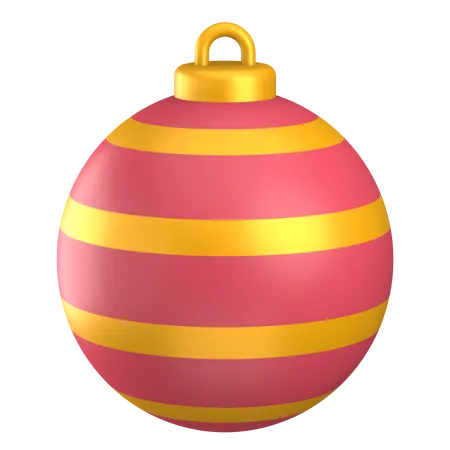 Bola de Navidad  3D Illustration