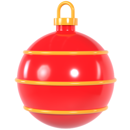 Bola de Navidad  3D Illustration