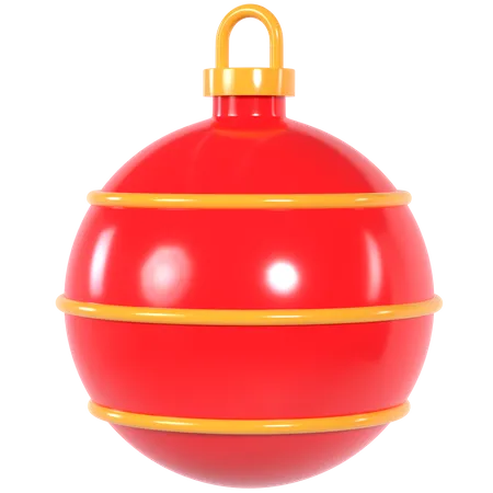 Bola de Navidad  3D Illustration