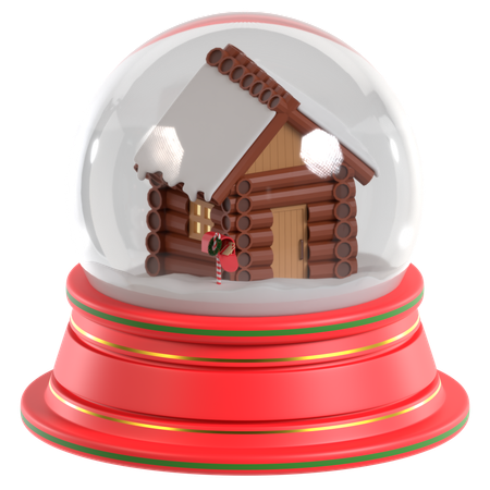 Globo de nieve  3D Icon