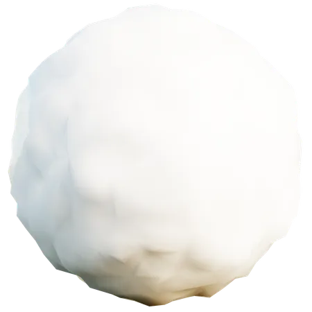 Bola de nieve  3D Icon