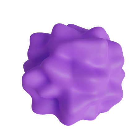 Bola de nuvem  3D Icon