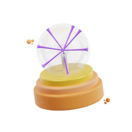 Bola de plasma  3D Icon