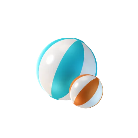 Bola de plastico  3D Icon