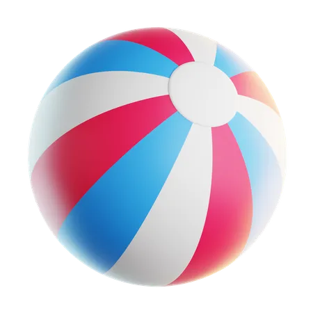 Bola de praia  3D Icon