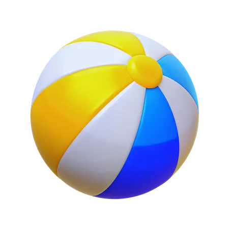 Bola de praia  3D Icon