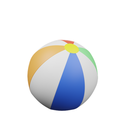 Bola de praia  3D Icon