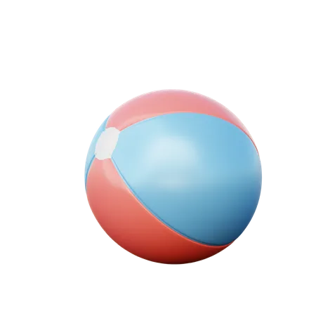 Bola de praia  3D Illustration