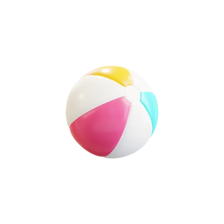 Bola de praia  3D Illustration