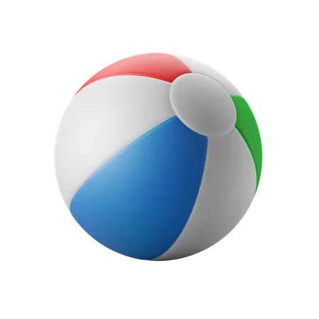 Bola de praia  3D Icon