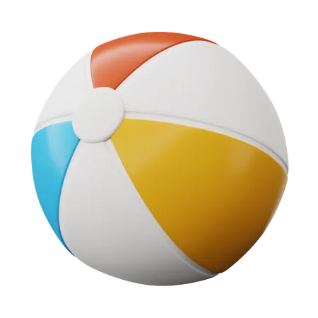 Bola de praia  3D Icon