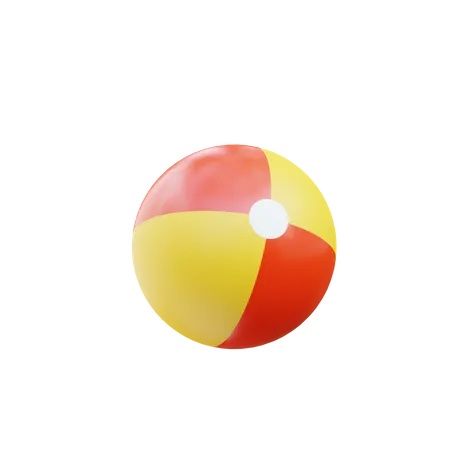 Bola de praia  3D Icon