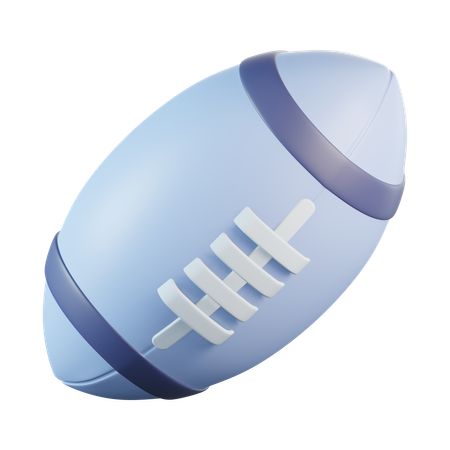 Bola de rugby  3D Icon