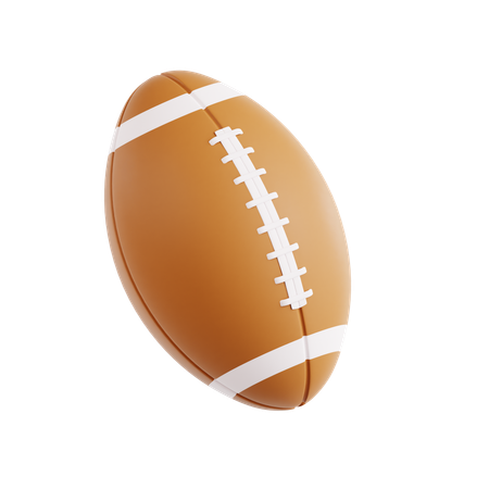 Bola de rugby  3D Icon