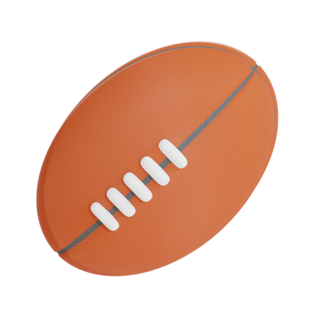 Bola de rugby  3D Illustration