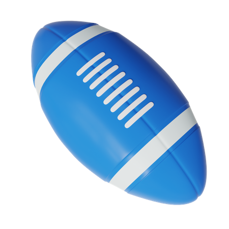 Bola de rugby  3D Icon