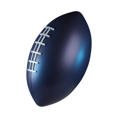 Bola de rugby  3D Icon