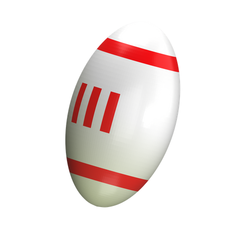 Bola de rugby  3D Icon