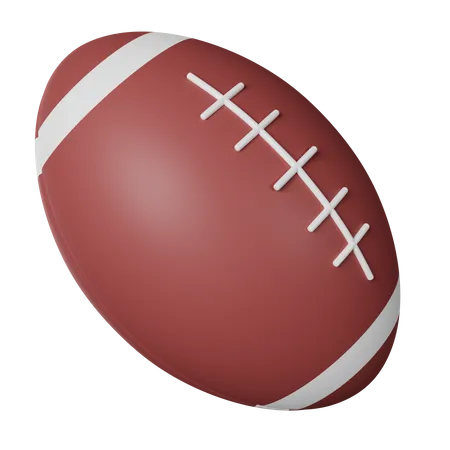 Bola de rugby  3D Icon