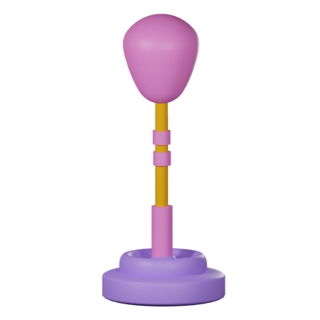 Bola de velocidad de pie  3D Icon