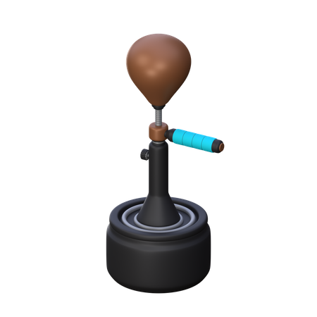 Bola de velocidade em pé  3D Icon