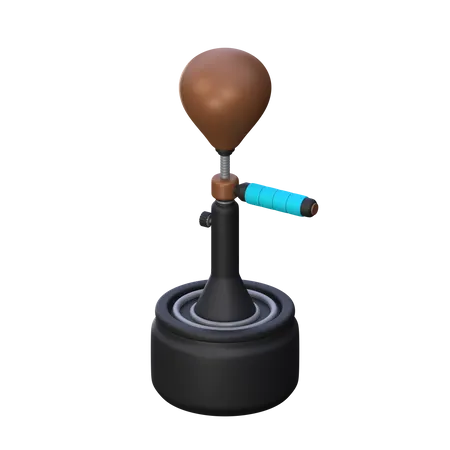 Bola de velocidade em pé  3D Icon