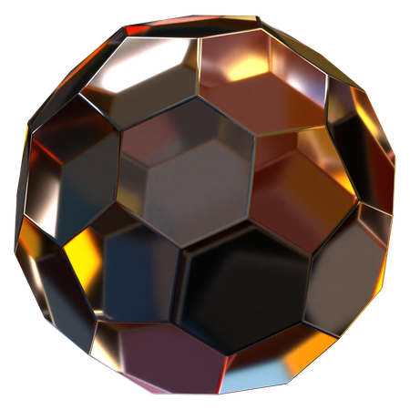 Forma abstracta de bola de vidrio  3D Icon