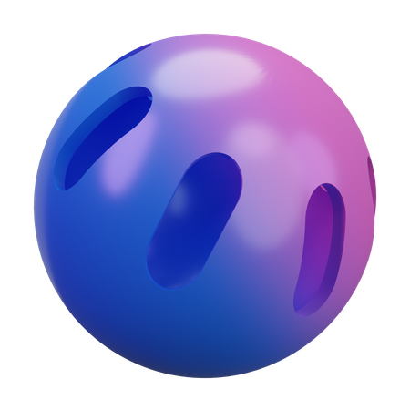 Bola Wiffle  3D Icon