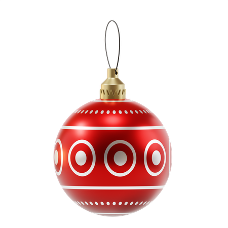 Bola de decoração de natal  3D Icon