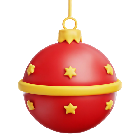 Bola de decoração de natal  3D Icon