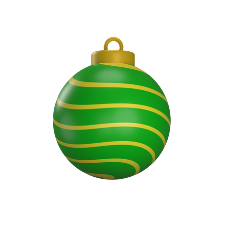 Bola de decoração de natal  3D Illustration