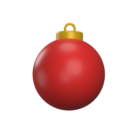 Bola de decoração de natal  3D Illustration