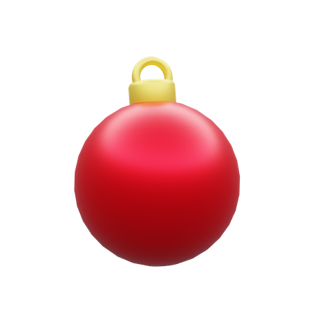 Bola de decoração de natal  3D Illustration