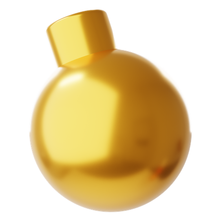 Bola de doces de ouro  3D Icon